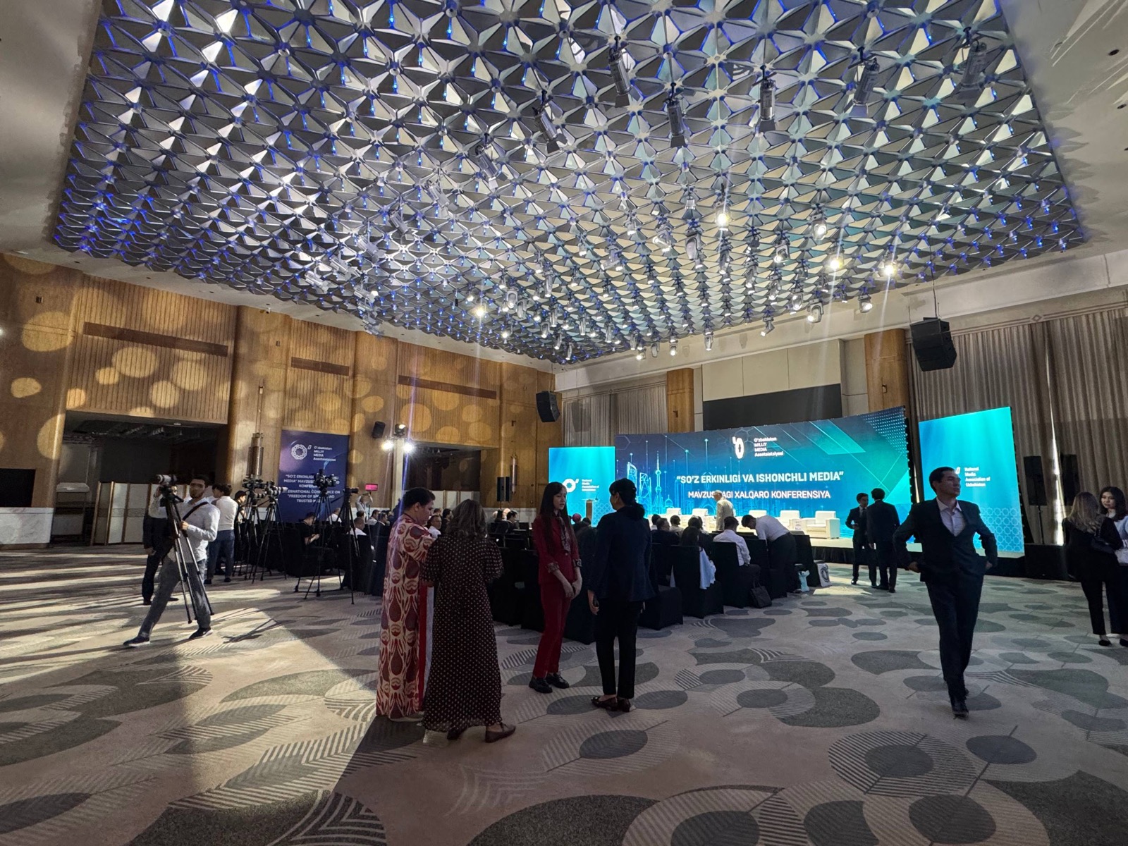 JW Marriott Tashkent, the Grand Ballroom during a conference
