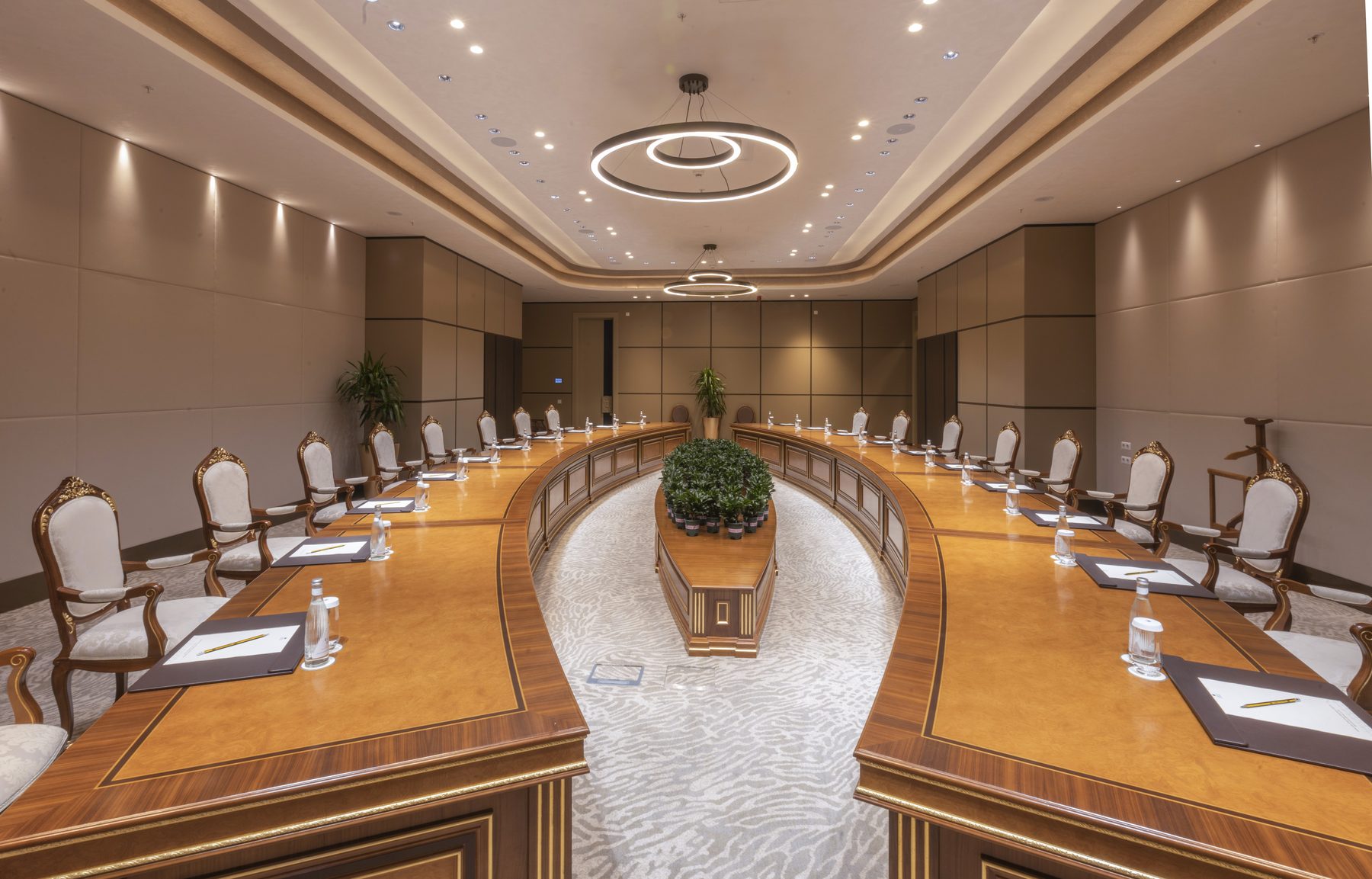 West Journey meeting room at Silk Road by Minyoun set as a boardroom