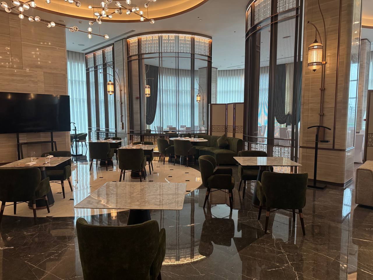 Nodo restaurant, ground floor, JW Marriott Tashkent