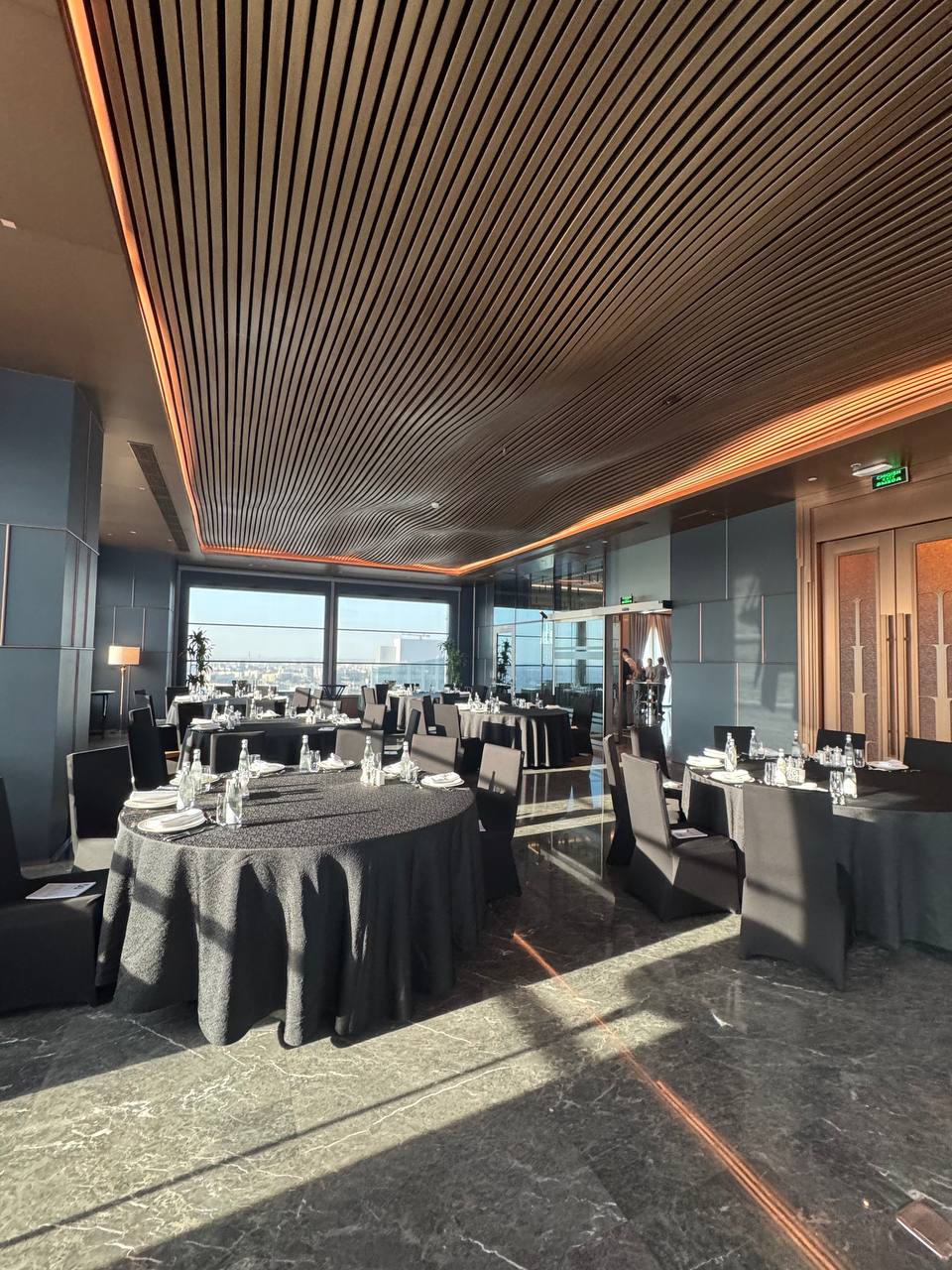Restaurant on the 28th floor with panoramic view, JW Marriott Tashkent